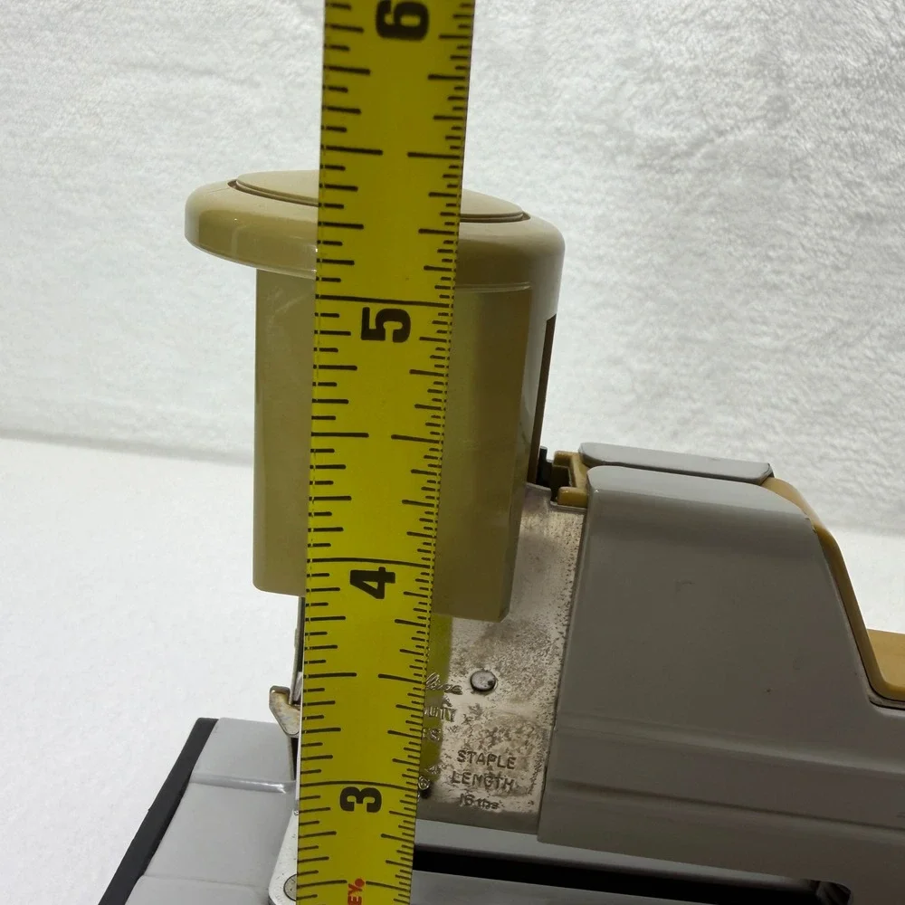 Vintage Swingline 113 Industrial Heavy Duty Stapler Gray Olive Green 110 Sheets